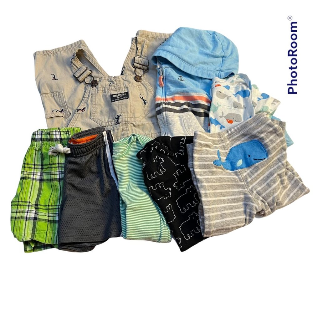 Boys 8 piece 12-month 1-year bundle / lot